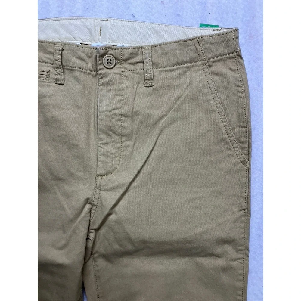 Gap‎ Kids Chino Pants Boys 14 Husky Tan New Khaki Adjustable Waist Chinos